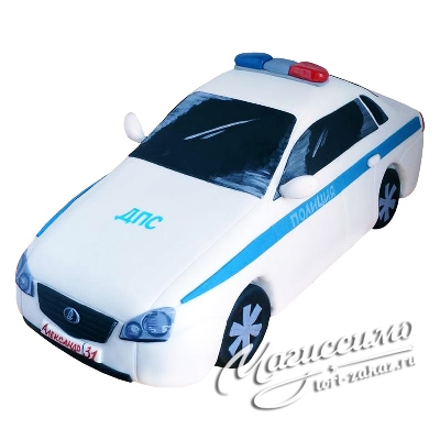 Торт Автомобиль Полиции