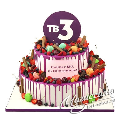 Торт для телеканала ТВ3