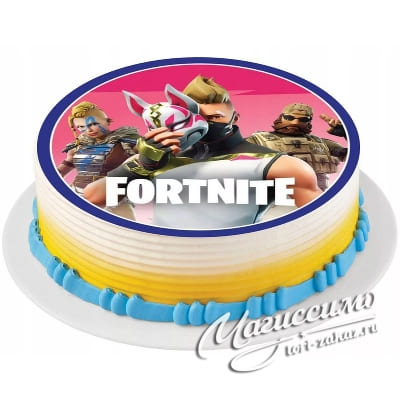 Торт Fortnite с фото