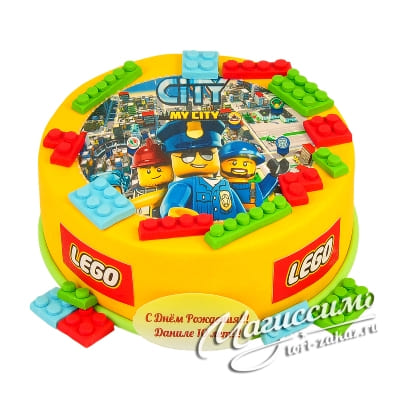 Торт Лего Сити