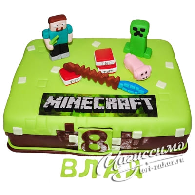 Торт MineCraft 2