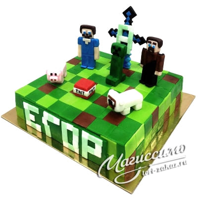 Торт Minecraft (519)