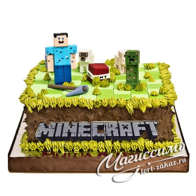Торт Minecraft (523)