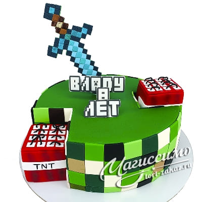 Торт Minecraft (532)