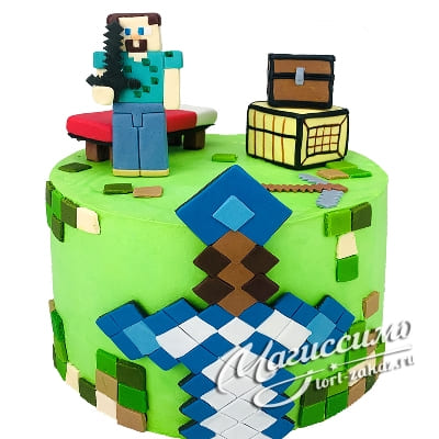Торт Minecraft (533)