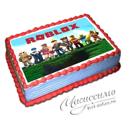 Торт Roblox фотопечать (503)