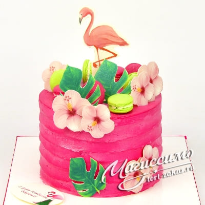 Торт Розовый фламинго-1