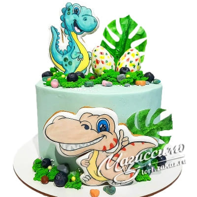 Торт с динозаврами (555)