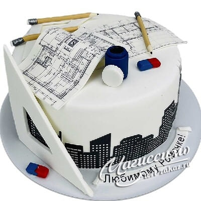 Торт строителю