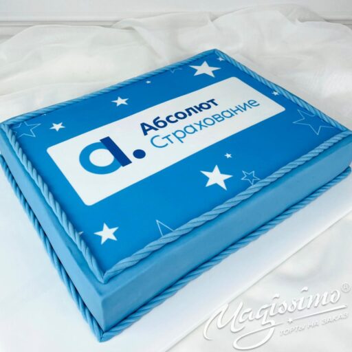 Торт с логотипом фото