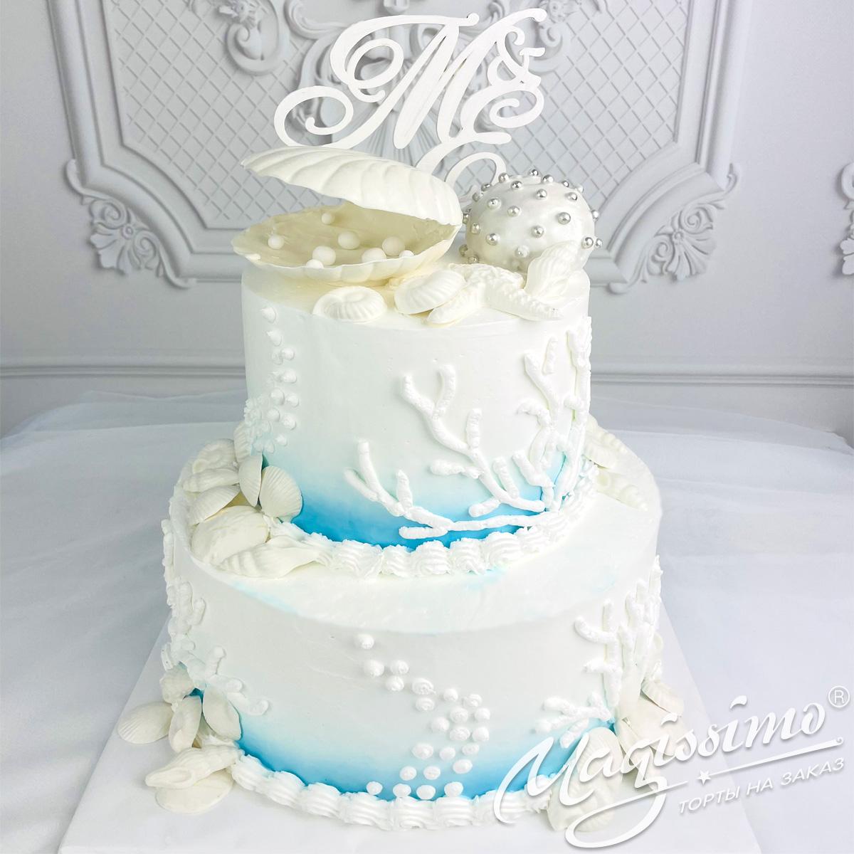 Торт Свадебный морской