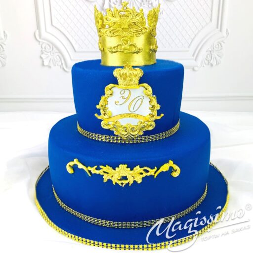 Торт с короной №2 фото