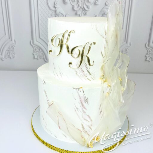 Торт свадебный мрамор фото